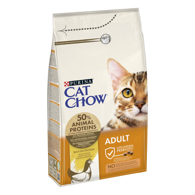 PURINA CAT CHOW Adult, Pui, 1.5 kg