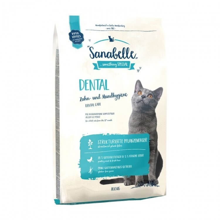 SANABELLE Dental, Pasăre, hrană uscată pisici, sensibilități dentare Sanabelle Dental, 10 kg