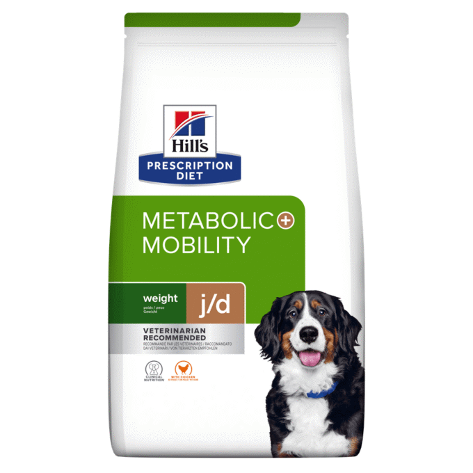 HILL'S Prescription Diet Metabolic + Mobility, Pui, dietă veterinară câini, hrană uscată, afecțiuni metabolice (obezitate) și afecțiuni articulare HILL'S Prescription Diet Metabolic + Mobility, Pui, dietă veterinară câini, hrană uscată, metabolism (obezi 1 HILL'S Prescription Diet Metabolic + Mobility, Pui, dietă veterinară câini, hrană uscată, afecțiuni metabolice (obezitate) și afecțiuni articulare HILL'S Prescription Diet Metabolic + Mobility, Pui, dietă veterinară câini, hrană uscată, metabolism (obezi