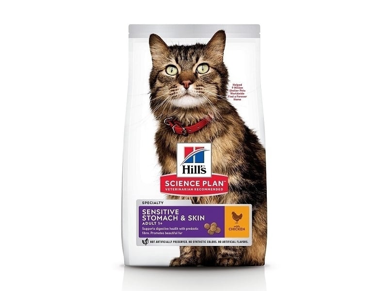 Hill's SP Feline Adult Sensitive Stomach & Skin, 1.5 kg