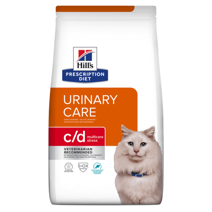 HILL'S Prescription Diet c/d Multicare Stress, Pește oceanic, dietă veterinară pisici, hrană uscată, sistem urinar, sistem nervos, 8kg 1 HILL'S Prescription Diet c/d Multicare Stress, Pește oceanic, dietă veterinară pisici, hrană uscată, sistem urinar, sistem nervos, 8kg