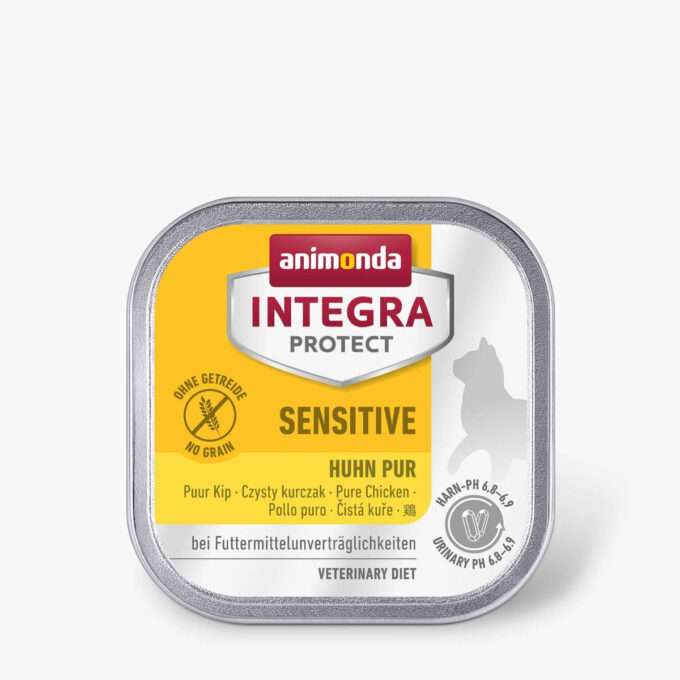 INTEGRA PROTECT Sensitive, Pui, dietă veterinară, tăviță hrană umedă monoproteică fără cereale pisici, alergii, sistem digestiv, (în aspic), 100g 1 INTEGRA PROTECT Sensitive, Pui, dietă veterinară, tăviță hrană umedă monoproteică fără cereale pisici, alergii, sistem digestiv, (în aspic), 100g