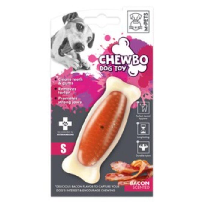 M-PETS Chewbo Bone, jucărie de ros, aromă Bacon, câini, dentiție, cauciuc M-PETS Chewbo Bone, jucărie de ros, aromă Bacon, câini XS-S, dentiție, cauciuc, alb și portocaliu, 10cm 1 M-PETS Chewbo Bone, jucărie de ros, aromă Bacon, câini, dentiție, cauciuc M-PETS Chewbo Bone, jucărie de ros, aromă Bacon, câini XS-S, dentiție, cauciuc, alb și portocaliu, 10cm