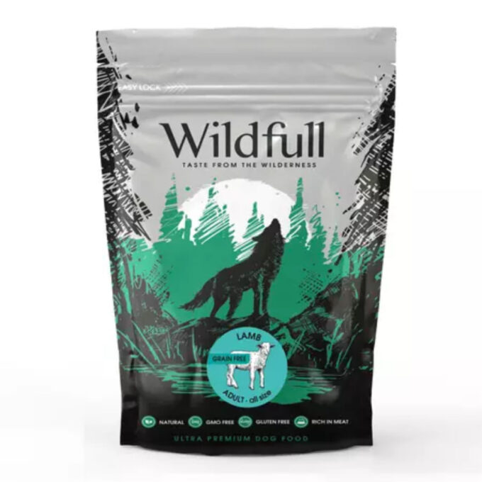 WILDFULL Adult All Size, XS-XL, Miel, hrană uscată fără cereale câini, 700g