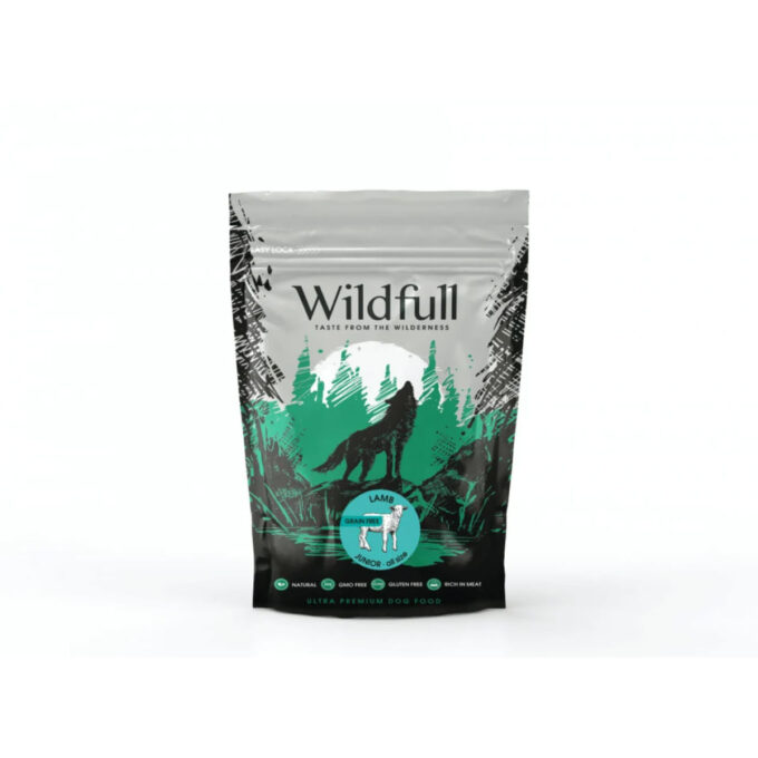 WILDFULL Junior All Size, XS-XL, Miel, hrană uscată fără cereale câini junior, 700g