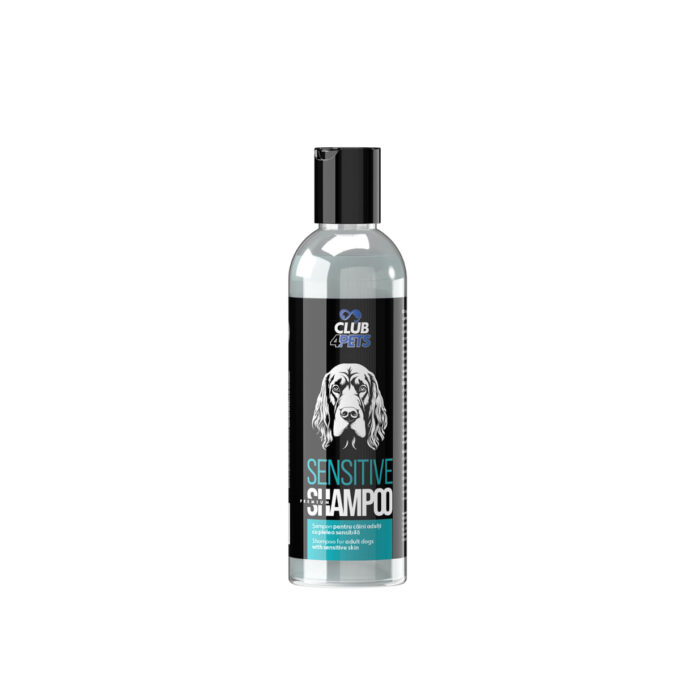 CLUB 4 PETS Premium Sensitive, șampon câini, antibacterian / antifungic, calmant, flacon, 250ml
