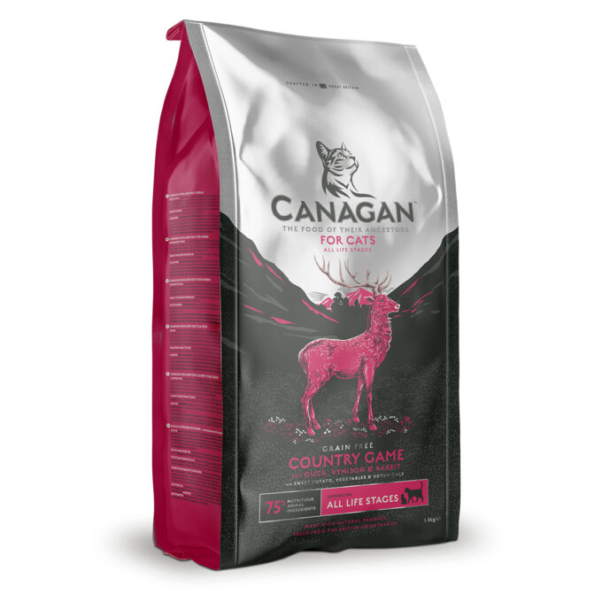 CANAGAN Country Game, Rață și Căprioară, hrană uscată fără cereale pisici junior & adult, 1.5kg 1 CANAGAN Country Game, Rață și Căprioară, hrană uscată fără cereale pisici junior & adult, 1.5kg