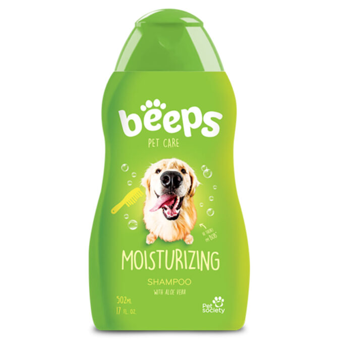 BEEPS Moisturizing, șampon câini și pisici, hidratant, Măr Verde, flacon, 502ml