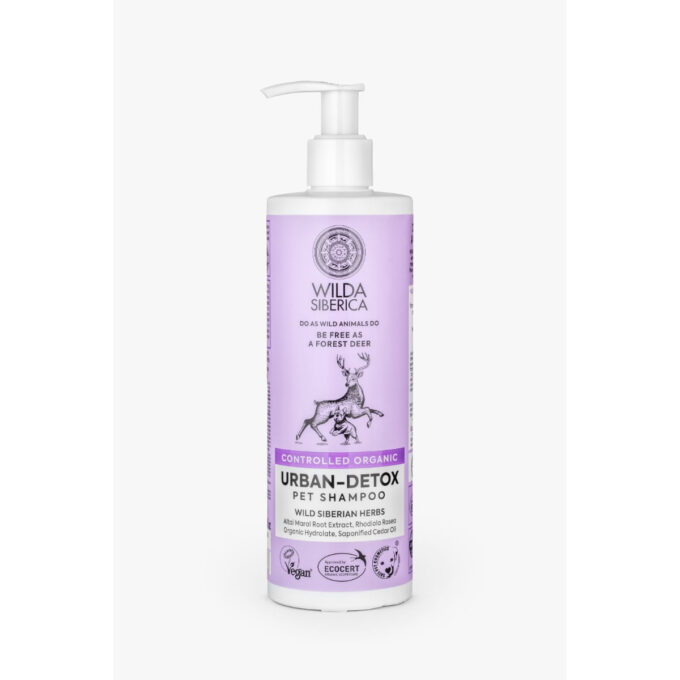 WILDA SIBERICA Urban Detox, șampon câini și pisici, flacon, 400ml
