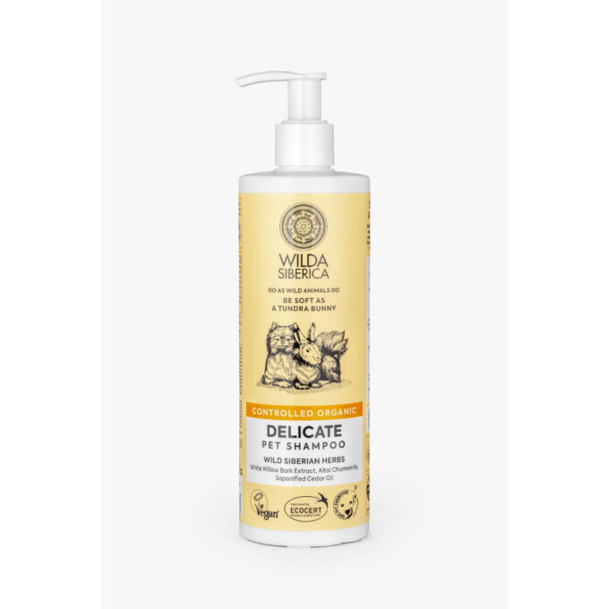 WILDA SIBERICA Delicate, șampon câini și pisici, piele sensibilă, flacon, 400ml