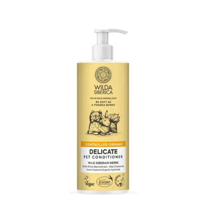 WILDA SIBERICA Delicate, balsam câini și pisici, piele sensibilă, flacon, 400ml