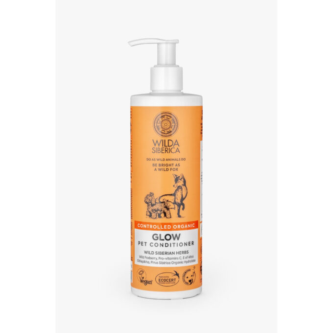 WILDA SIBERICA Glow, balsam câini și pisici, flacon, 400ml