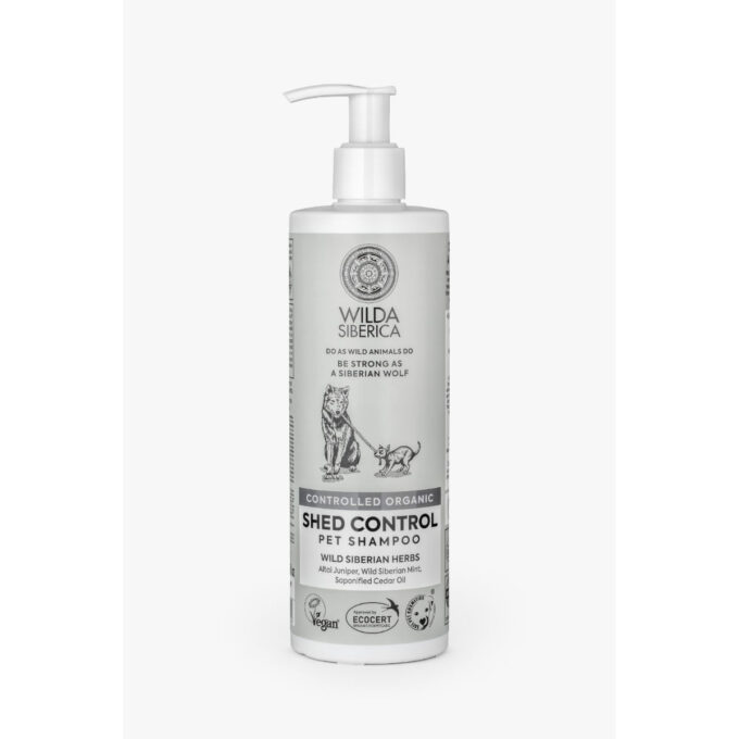 WILDA SIBERICA Shed Control, șampon câini, anti-năpârlire, flacon, 400ml