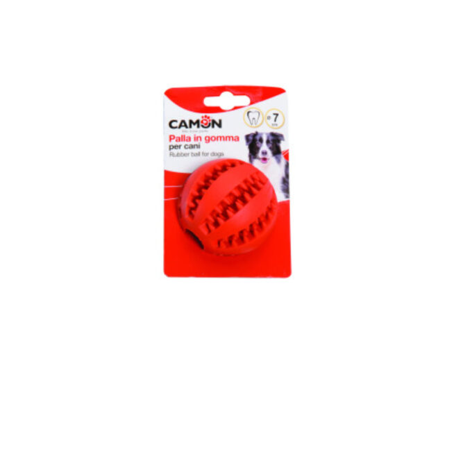 CAMON Dental Fun, jucărie de ros câini, dentiție, cauciuc CAMON Dental Fun, jucărie de ros câini XS-M, dentiție, cauciuc, roșu, ⌀7cm, 1buc