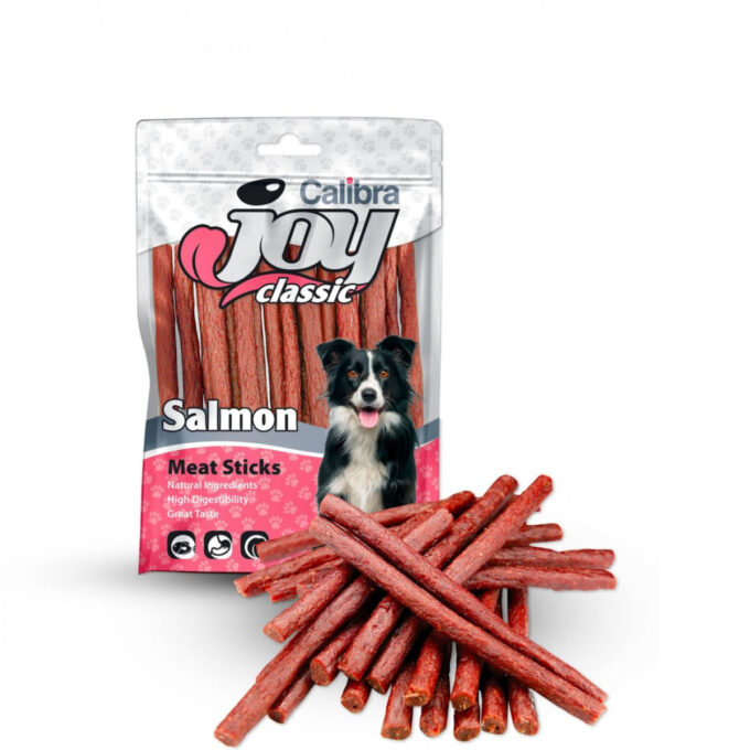 CALIBRA Joy Classic Sticks, XS-XL, Somon, punguță recompense câini, 250g