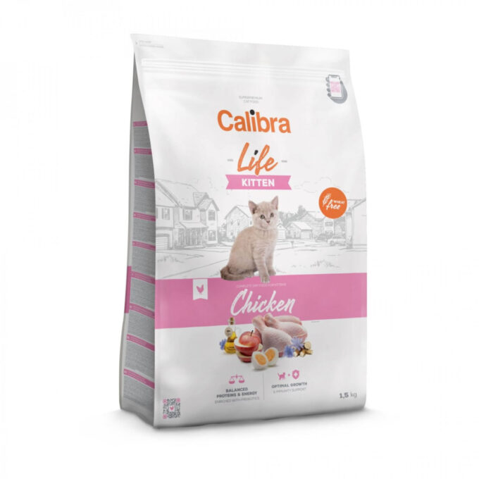 CALIBRA Life Kitten, Pui, hrană uscată pisici junior, 1.5kg