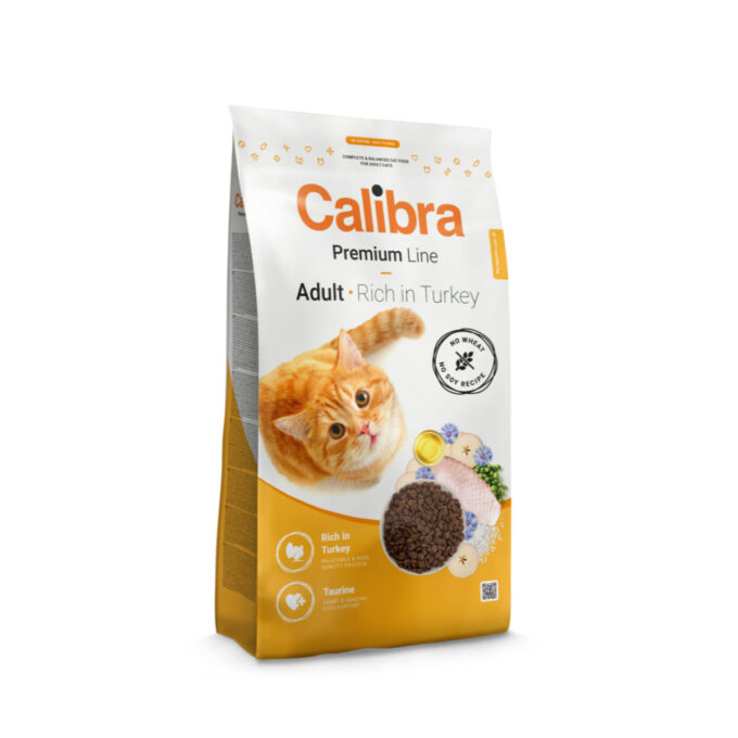CALIBRA Premium Line, Curcan, hrană uscată pisici, 2kg
