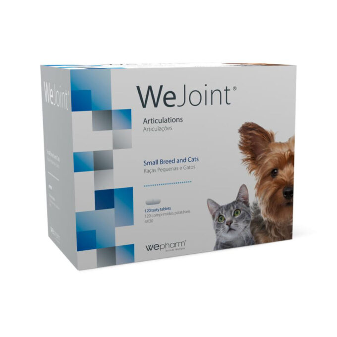 WEPHARM WeJoint Small Breeds & Cats, supliment sistem articular câini, comprimate WEPHARM WeJoint Small Breeds & Cats, XS-S, supliment sistem articular câini și pisici, flacon, 120 comprimate