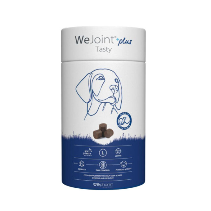 WEPHARM WeJoint Plus Tasty Large Breeds, supliment sistem articular câini, comprimate masticabile WEPHARM WeJoint Plus Tasty Large Breeds, L-XL, supliment sistem articular câini, flacon, 30 comprimate masticabile