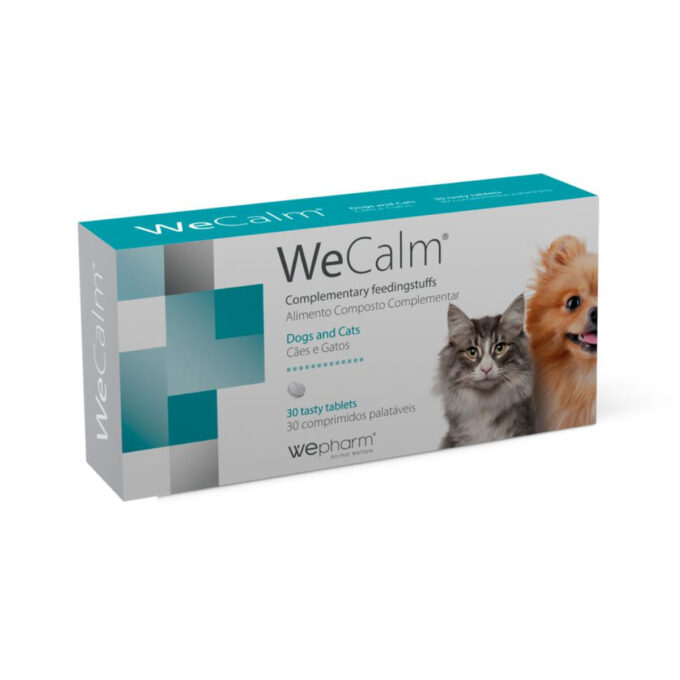 WEPHARM WeCalm, supliment sistem nervos & calmante câini, comprimate WEPHARM WeCalm, XS-XL, supliment sistem nervos & calmante câini și pisici, flacon, 30 comprimate