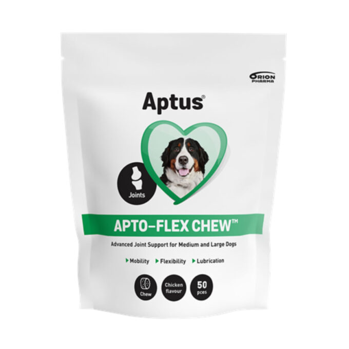 APTUS Apto-Flex Chew, supliment sistem articular câini, comprimate masticabile APTUS Apto-Flex Chew, M-XL, supliment sistem articular câini, cutie, 50 comprimate masticabile