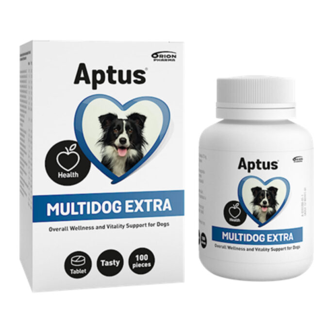 APTUS Multidog Extra Vet, multivitamine câini, comprimate APTUS Multidog Extra Vet, XS-XL, multivitamine câini, flacon, 100 comprimate