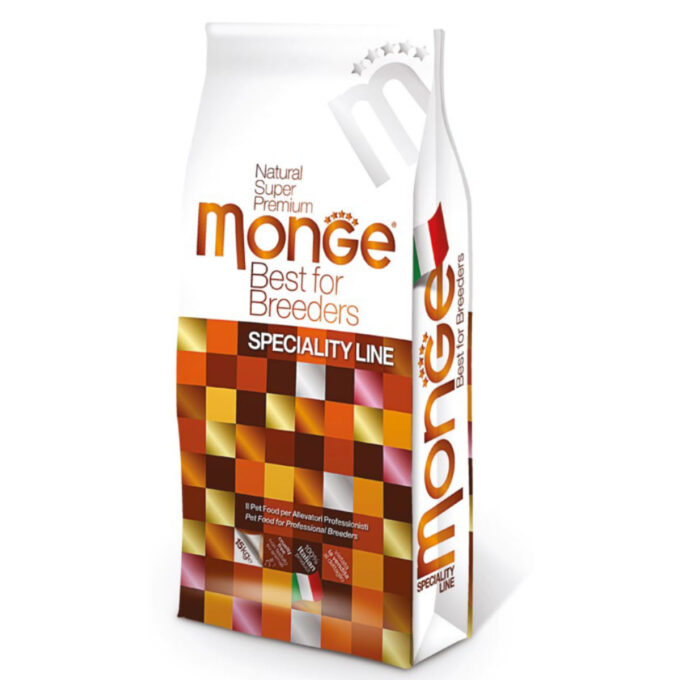 MONGE Best for Breeders, XS-XL, Iepure și Orez, hrană uscată câini, 15kg
