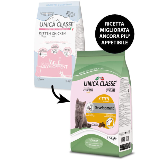 UNICA Classe Kitten Development, Pui, hrană uscată pisici junior, 10kg