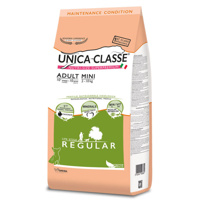 UNICA Classe Regular Mini, XS-S, Pui, hrană uscată câini, 2kg
