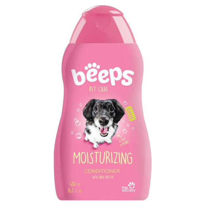 BEEPS Moisturizing, balsam câini, hidratant, Marshmellow, flacon, 480ml