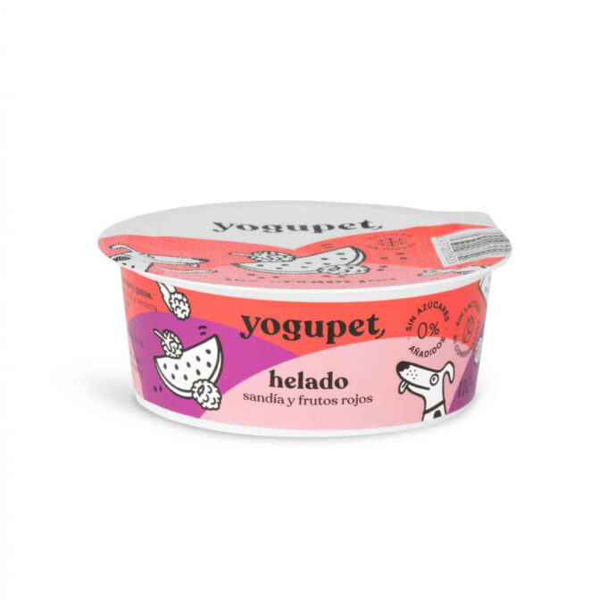 YOGUPET Inghetata cu pepene verde ș fructe de pădure, XS-XL, Fructe, recompense câini, 110g