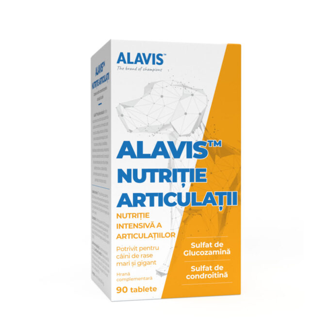ALAVIS Joint Nutrition, supliment sistem articular câini, comprimate ALAVIS Joint Nutrition, XS-XL, supliment sistem articular câini, flacon, 90 comprimate