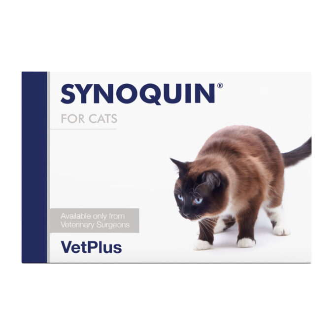 VETPLUS Synoquin, supliment sistem articular pisici, capsule VETPLUS Synoquin, supliment sistem articular pisici, cutie, 30 capsule