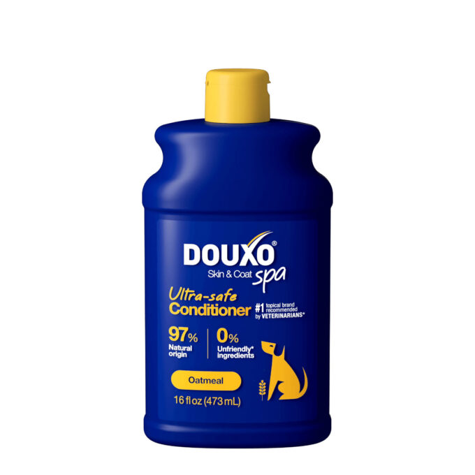 DOUXO SPA Conditioner Oatmeal, balsam câini, hidratant, descâlcirea blănii, Vanilie și Nucă de cocos, flacon, 250ml