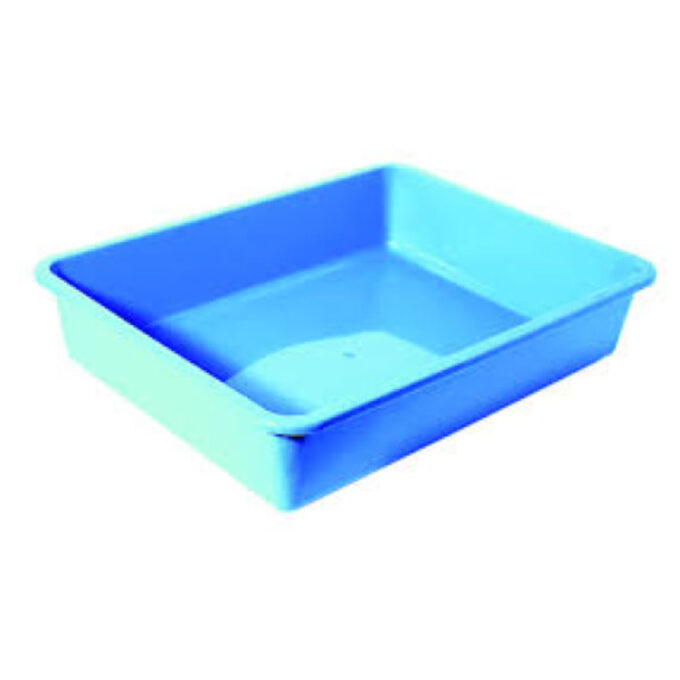 GEORPLAST Clasic, litieră pisici, albastru, 39x20x10 cm