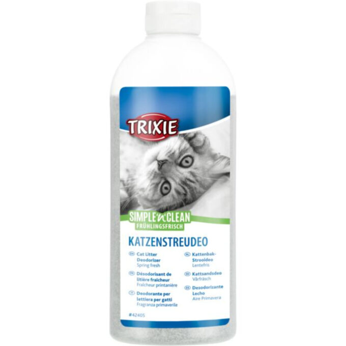 TRIXIE Simple'n'Clean Spring Fresh, odorizant litieră pisici, Fresh, 750g