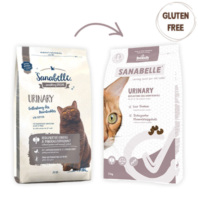 SANABELLE Urinary, Pasăre, hrană uscată pisici, sistem urinar, 400g