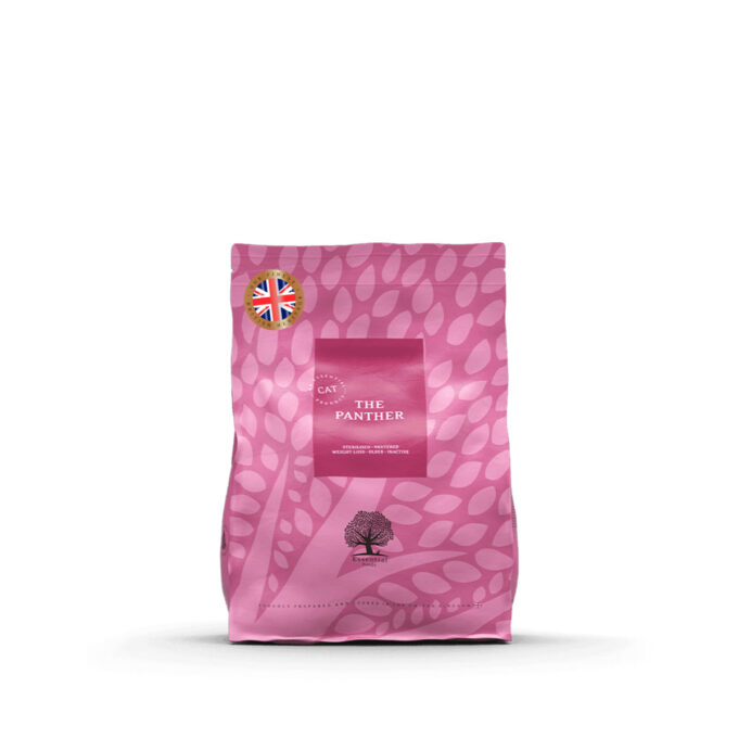 ESSENTIAL Panther, Somon și Pește alb, hrană uscată fără cereale pisici sterilizate senior, 1.5kg