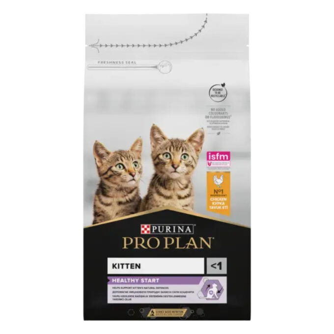 PURINA Pro Plan Healthy Start Kitten, Pui, hrană uscată pisici junior, 10kg
