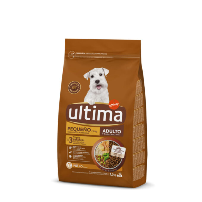 ULTIMA Small Adult, XS-S, Pui, hrană uscată câini, 1.5kg