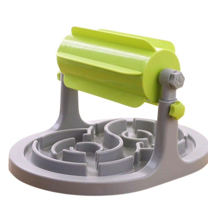 SHAW Hrănitor cu Rulare & Stimulare Mentală, jucărie interactivă câini și pisici, plastic SHAW Hrănitor cu Rulare & Stimulare Mentală, jucărie interactivă câini și pisici XS-M, plastic, verde, 1buc