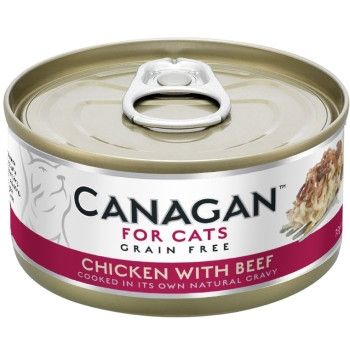 Canagan Cat, Pui si Vita, 75 g