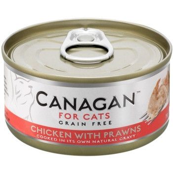Canagan Cat, Pui si Creveti, 75 g