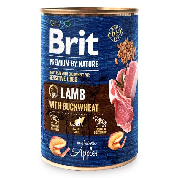 Brit Premium by Nature Lamb with Buckwheat, 400 g 1 Brit Premium by Nature Lamb with Buckwheat, 400 g