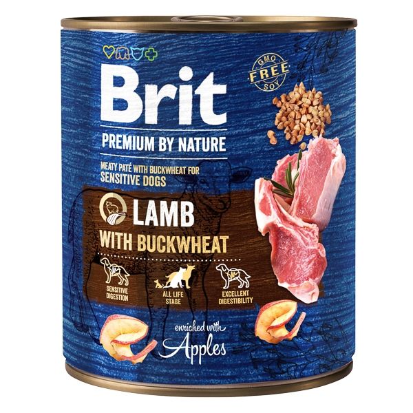 Brit Premium by Nature Lamb with Buckwheat, 800 g 1 Brit Premium by Nature Lamb with Buckwheat, 800 g