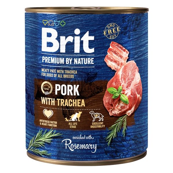 Brit Premium by Nature Pork with Trachea, 800 g 1 Brit Premium by Nature Pork with Trachea, 800 g