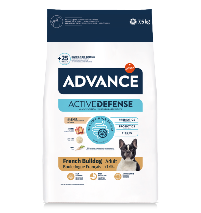 Advance Dog Bulldog Francez Adult, 7.5 kg