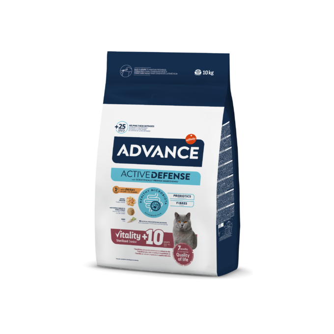 Advance Cat Vitality Sterilised Senior 10+, 10 kg