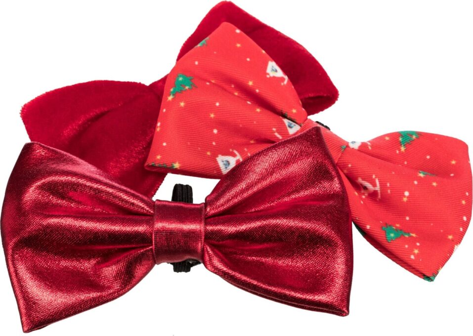 Trixie, papion X-Mas, rosu, 92524, 10 cm 1 Trixie, papion X-Mas, rosu, 92524, 10 cm