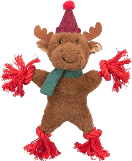 Trixie, jucarie caini, X-Mas ren, fosnitoare, 92592, 32 cm